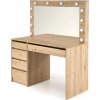 Halmar Toaletný stolík Hollywood XL, dub artisan