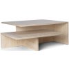 Ferm Living Konferenčný stolík Distinct Grande Duo, set 2 ks – kašmírový