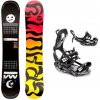 Gravity Empatic 24/25 pánský snowboard + Raven Fastec FT360 black vázání - 158 cm Wide + M (EU 39-42)