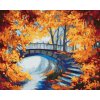 zuty Maľovanie podľa čísel - Schody v jesennom lese, 80x100 cm, vypnuté plátno na rám (8596530056232)
