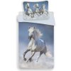 JERRY FABRICS Obliečky Horses white Bavlna 140x200 70x90