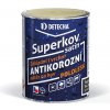 DETECHA Superkov satin - vysokoodolný antikorózny syntetický náter - RAL 8017 - hnedý tmavý - 0,8 kg