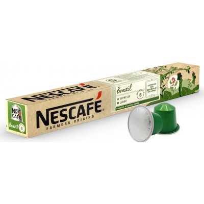 NESCAFÉ Farmers Origins Brazil Lungo kapsule do Nespresso 10 ks