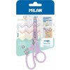 Nožnice MILAN Basic Pastel Edition fialové - blister