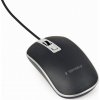 GEMBIRD myš MUS-4B-06-BS, drátová, optická, USB, černá/stříbrná