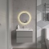Erga Carla, okrúhle LED zrkadlo 50cm, 1150 lm, 3 farby svetla, ERG-V01-208-5050