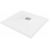 MEXEN - Stone+ Sprchová vanička štvorcová 100x100, biela 44101010