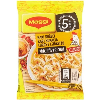 MAGGI Chutná pauza Instantné rezance s kuracou príchuťou a karí vrecko 59,2 g