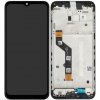 LCD Displej + Dotykové sklo + Rám Motorola Moto G9 Play Farba: Čierna