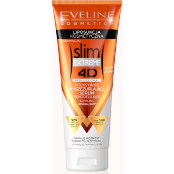 Eveline Cosmetics slim Extreeme 4D Liposukcia intenzívne zoštíhľujúce sérum remodelácie 250 ml