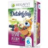 MEGAFYT Detský čaj LESNÉ PLODY ovocný čaj (od ukonč. 6. mesiaca) vrecúška 20 x 2 g