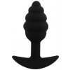 Silikónový análny kolík Smille Waves Black Plug