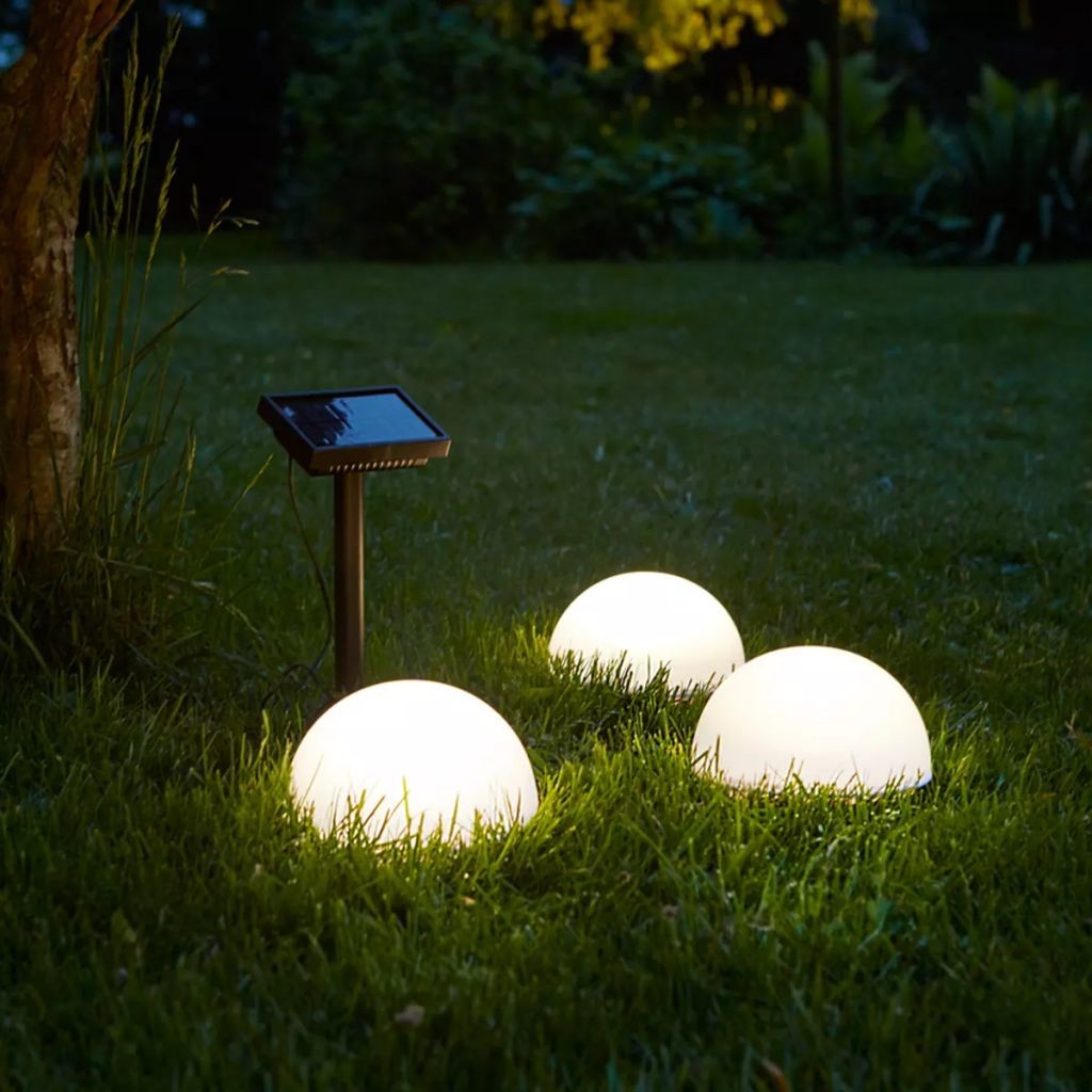 Luxform Solárne záhradné LED svetlá Clervaux 3 ks, pologuľové 40300 od 27,7  € - Heureka.sk