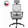 Powerton Kancelárske ergonomické kreslo Marie, Šedé