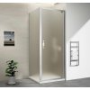 Gelco SIGMA SIMPLY štvorcová sprchová zástena pivot dvere 900x900mm L/P varianta, Brick sklo GS3899GS4390