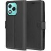 Techsuit – Leather Folio kožené puzdro pre Honor 400 Lite – čierne