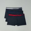 Tommy Hilfiger 3 Pack Trunk White/ Tango Red/ Blue Depths L L