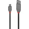 Lindy USB-A - microUSB USB kabel 3 m šedý (36734)