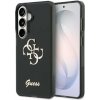 Guess IML 4G Script Metal Logo Zadní Kryt pro Samsung Galaxy 26 Black