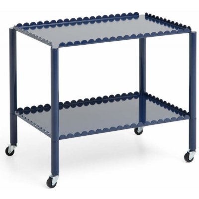 Hay Servírovací stolík Arcs Low steel blue