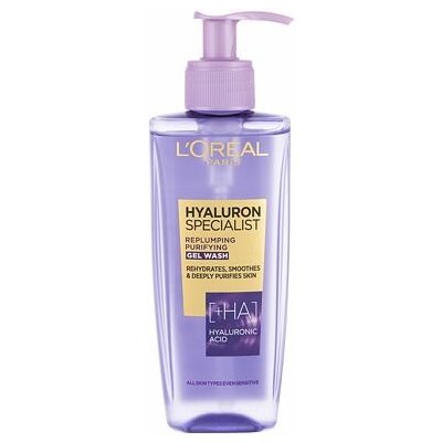 L'Oréal Paris Hyaluron Specialist Replumping Purifying Gel Wash čisticí gel s kyselinou hyaluronovou 200 ml pro ženy