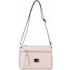 WENDY dámska crossbody koženková kabelka ružová
