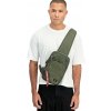 Alpha Industries taška na rameno Label Sling bag dark olive Farba: zelená, Veľkosť: Unisex