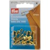 PRYM Zatváracie špendlíky, č. 1, 27 mm, zlaté farby, 12 ks