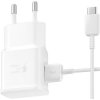 Rýchlonabíjačka Samsung EP-TA200EWE, USB-C kábel, 2A 15W, biela (Bulk)