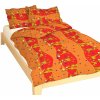 Hybler textil Obliečky bavlna do postieľky Žirafa červená 90 x 130 cm 45 x 60 cm