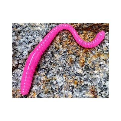 Libra Lures Dying Worm 7cm Bubble Gum 017 15ks