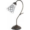 Clayre & Eef Stolná Tiffany lampa kamienky TransparentEye - 30*17*48 cm E14/max 1*25W - Clayre & Eef