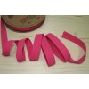 Šikmý prúžok zažehlený Bavlna 20mm - Ružová cyklamenová