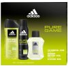 Adidas Pure Game sprchový gél 250 ml + deo 150 ml + voda po holení 100 ml, Akcia