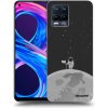 Picasee silikónový čierny obal pre Realme 8 Pro - Astronaut