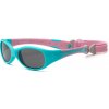 Detské slnečné okuliare Explorer pre vek 0+ Tyrkysovo-ružové