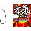 Varivas Offset Nogales Maji Revival 5 #6/0 Offsetový háčik s očkom a protihrotom 4ks