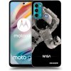 Picasee silikónový prehľadný obal pre Motorola Moto G60 - Astronaut Big