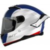 MT Helmets THUNDER 4 SV TREADS C7 bílo-modrá - 3XL 65-66 cm