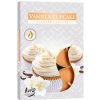 Bispol Čajové sviečky VANILLA CUPCAKE 6 ks
