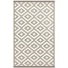 Béžovo-biely obojstranný vonkajší koberec Green Decore Parado, 120 × 180 cm