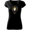 Znamenie ženy - Váhy SK (Pecka design) - Pure dámske tričko - S ( Čierna )