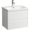 Laufen Lani - Umývadlová skrinka, 64x44x52 cm, 2 zásuvky, lesklá biela H4035421122611