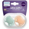 Avent Philips šidítko Ultrasoft Premium 2 ks zelená