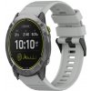 VSETKONAMOBIL 55226 SILICONE Remienok pre Garmin Enduro 2 / Tactix 7 šedý