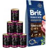 BRIT Premium By Nature Light 15 kg + morčacie konzervy 6x1240 g
