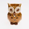 AROMALAMPA SOVA PORCELÁN 8x7x12CM HNEDÁ