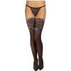 Hold-up Stocking Samodržiace pančuchy With Wide Lace 6462