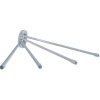 ALDO Sušiak na bielizeň štvorramenný, kov. biely