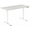 AlzaErgo Table ET2 Core biely + doska 140 × 80 cm lamino biely dub
